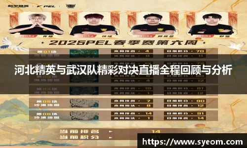 河北精英与武汉队精彩对决直播全程回顾与分析